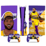 LeBron Lakers PS5 Pro Skin Sticker – Luxury Vinyl Wrap For Console & Controller