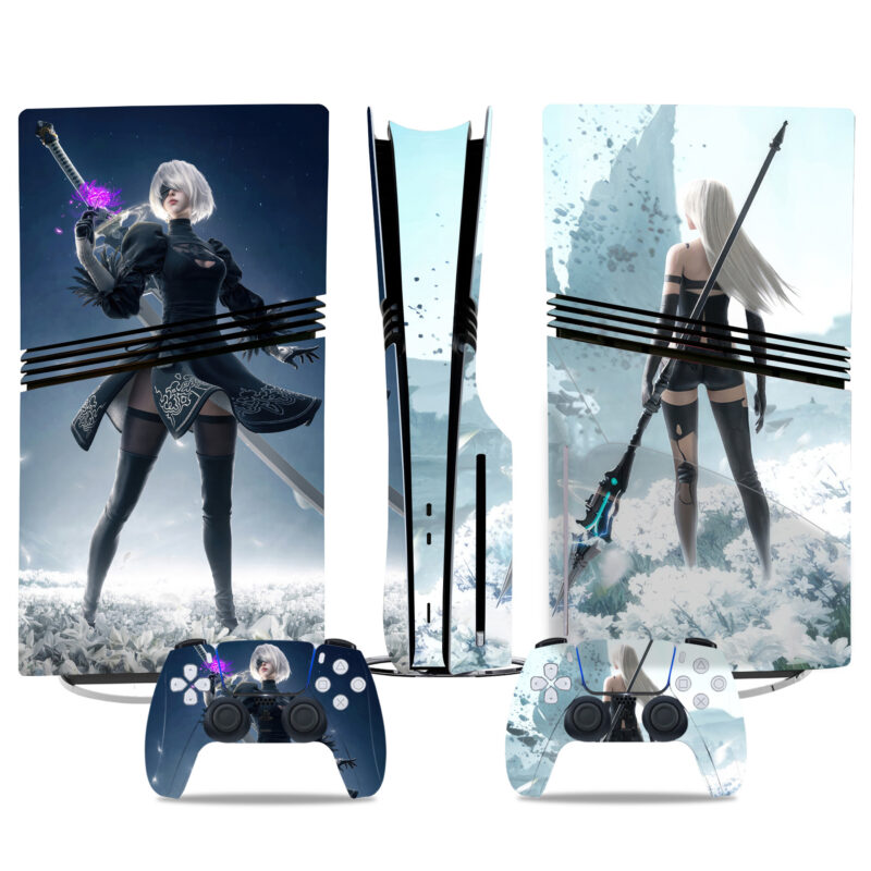 NieR: Automata PS5 Pro Skin Sticker - Stylish Console & Controller Protective Decals