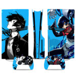 PS5 Pro Skin Sticker - Stylish Persona Anime Design - Console & Controller Custom Wrap Decals