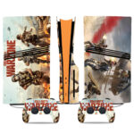 Call Of Duty Warzone PS5 Pro Skin Sticker – Console And Controller Custom Wrap Design