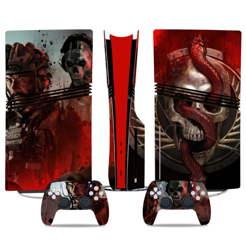 Call Of Duty: Modern Warfare III PS5 Pro Skin Sticker – Stunning Console And Controller Design