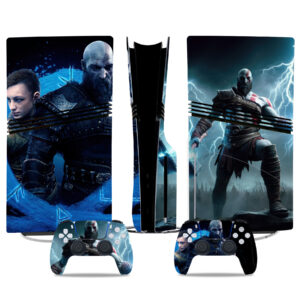 God Of War Ragnarök PS5 Pro Skin Sticker – Epic Console And Controller Wrap