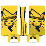 Pokemon Pikachu PS5 Pro Skin Sticker – Epic Console And Controller Wrap