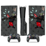 Luxury Streetwear Bugs Bunny PS5 Pro Skin Sticker – Supreme Design For Console & Controllers