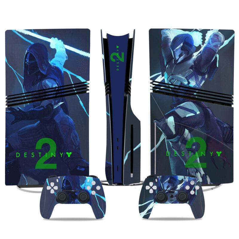 Destiny 2 PS5 Pro Skin Sticker – Sleek Custom Console And Controller Wrap