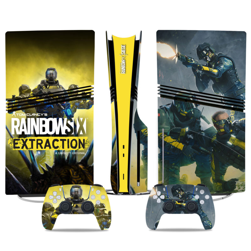 Rainbow Six Extraction PS5 Pro Skin Sticker – Tactical Gaming Console And Controller Wrap