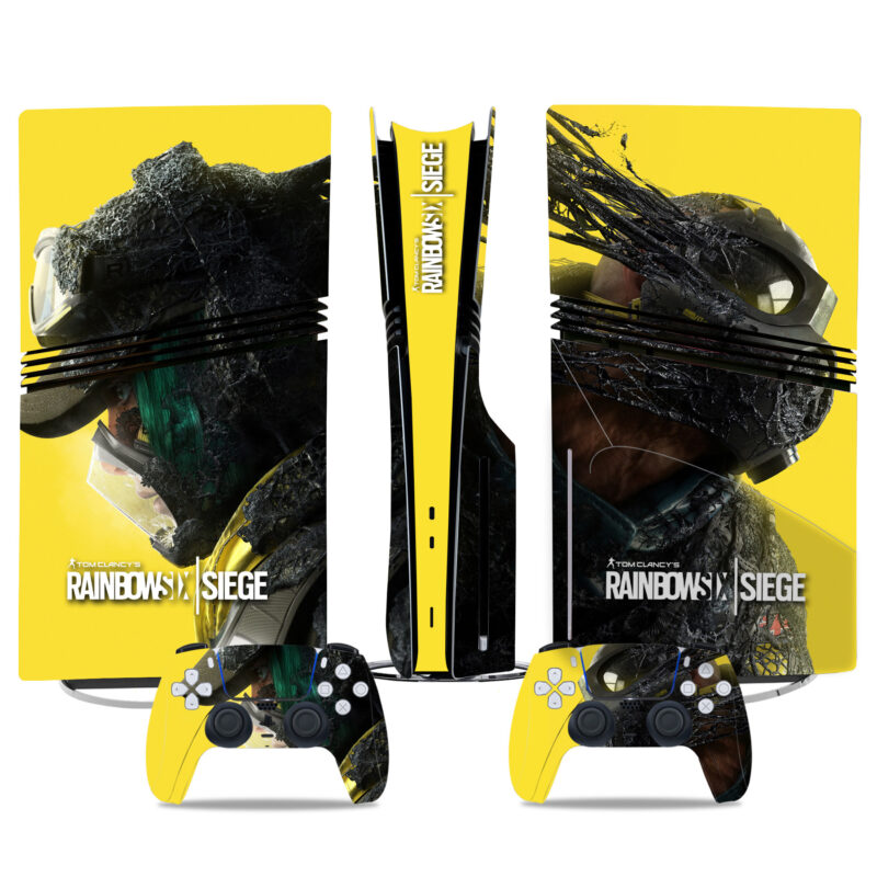 Rainbow Six Siege PS5 Pro Skin Sticker – Bold And Tactical Console And Controller Wrap