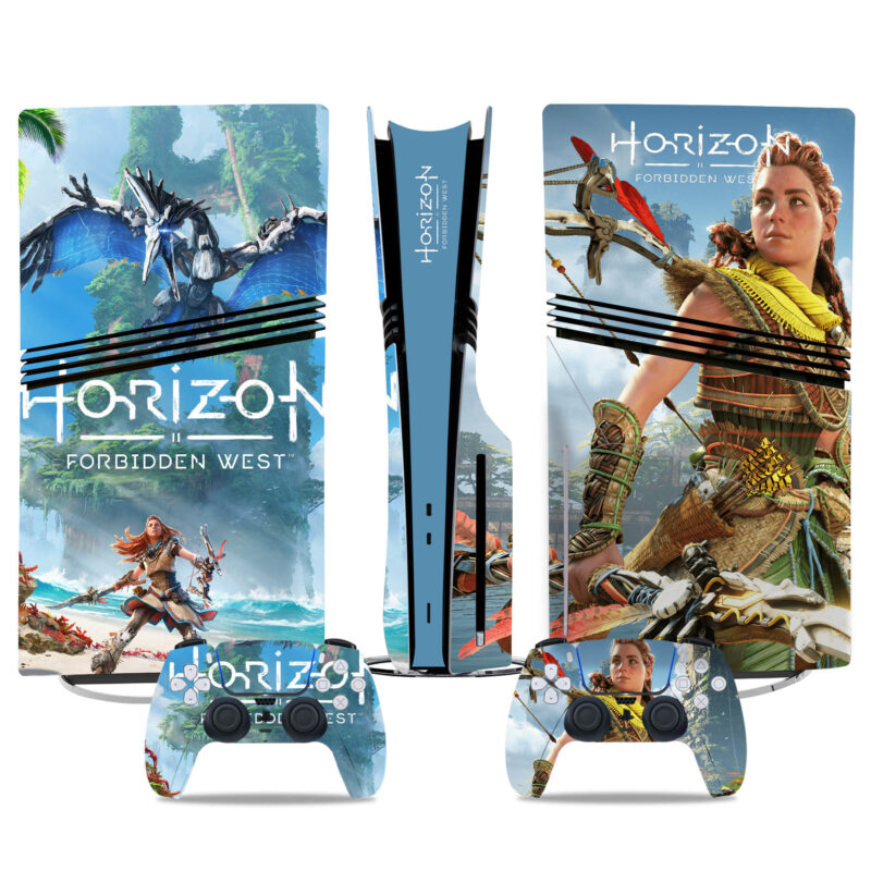 Epic Horizon Forbidden West PS5 Pro Skin Sticker – Epic Design For Console & Controller