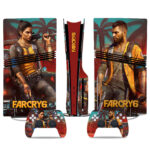 Far Cry 6 PS5 Pro Skin Sticker – Premium Gaming Wrap With Stunning Artwork For Console And Controller