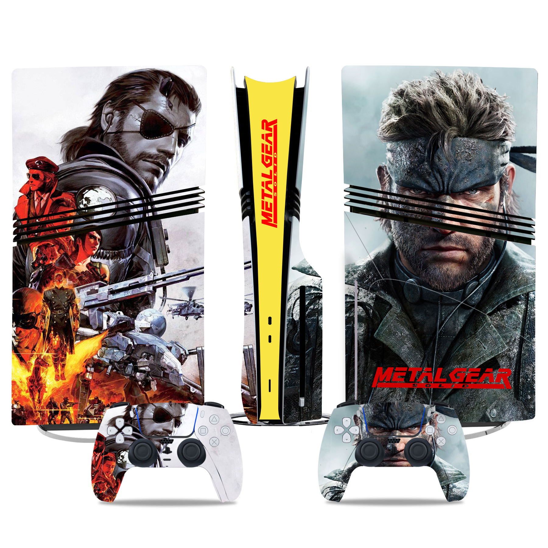 Metal Gear Solid PS5 Pro Skin Sticker – Epic Console And Controller Protective Vinyl Wraps