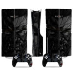 Samurai Oni PS5 Pro Skin Sticker - High-Quality Console And Controller Protective Wrap Design