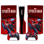 Marvel Spider-Man PS5 Pro Skin Sticker – Epic Custom Console & Controller Wrap
