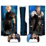 Final Fantasy VII Remake PS5 Pro Skin Sticker – Cloud Vs Sephiroth Design For Console & Controller
