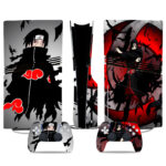 Naruto Itachi Uchiha PS5 Pro Skin Sticker – Epic Akatsuki Design For Console And Controller
