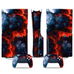 Galaxy Nebula PS5 Pro Skin Sticker – Cosmic Design For Console And Controller