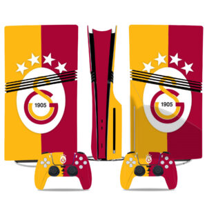 Galatasaray PS5 Pro Skin Sticker – Bold Team Colors Console & Controller Wrap