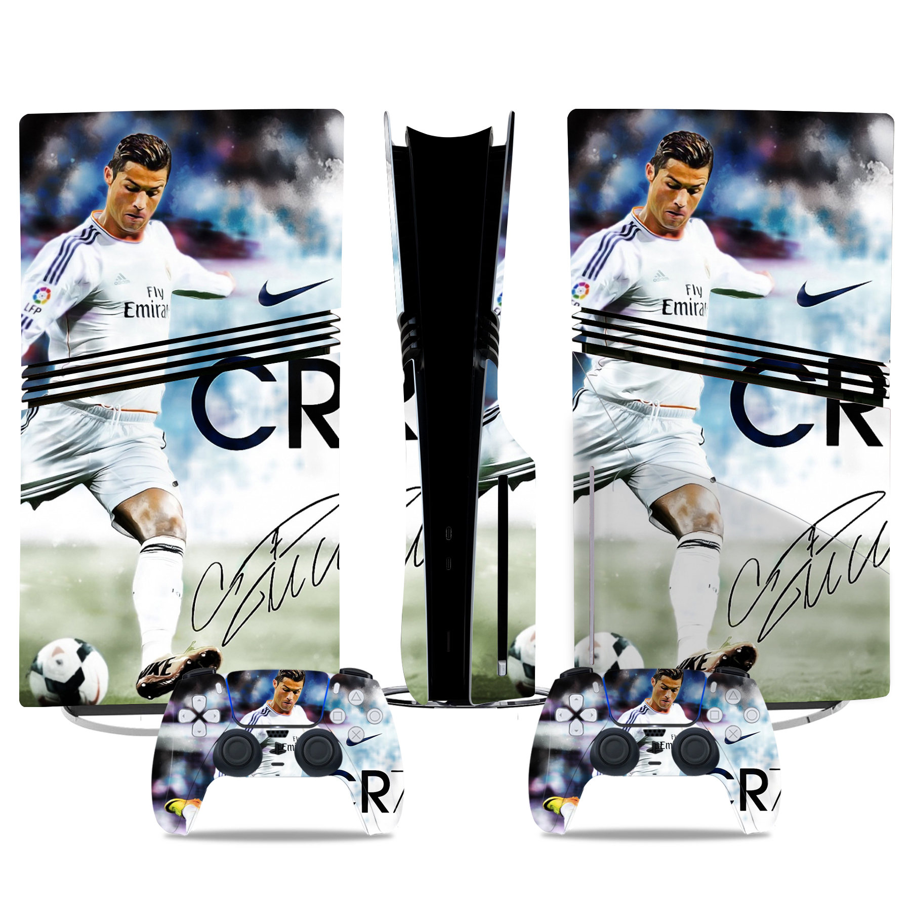 CR7 Cristiano Ronaldo PS5 Pro Skin Sticker – Stylish Console & Controller Wrap