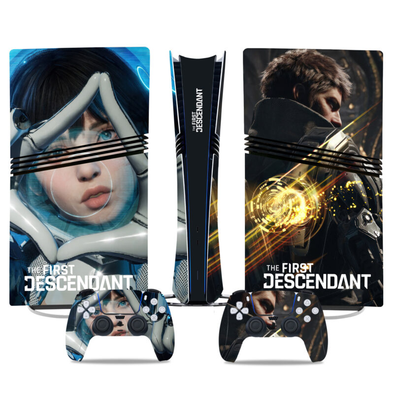 Custom PS5 Pro Skin Sticker - The First Descendant Design For Console And Controllers