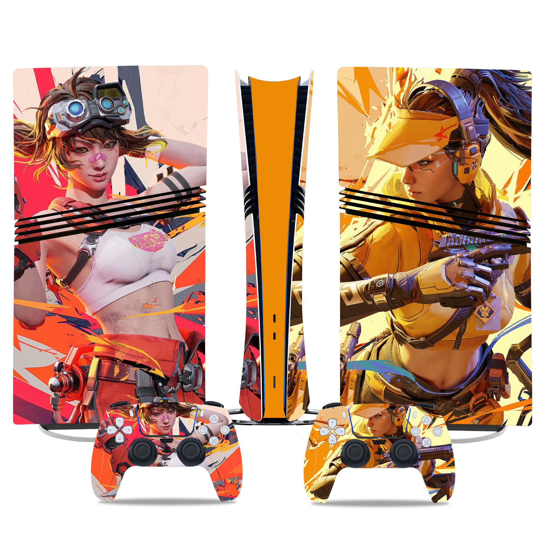 FragPunk PS5 Pro Skin Sticker - Stylish Custom Wrap For Console And Controllers - Image 2