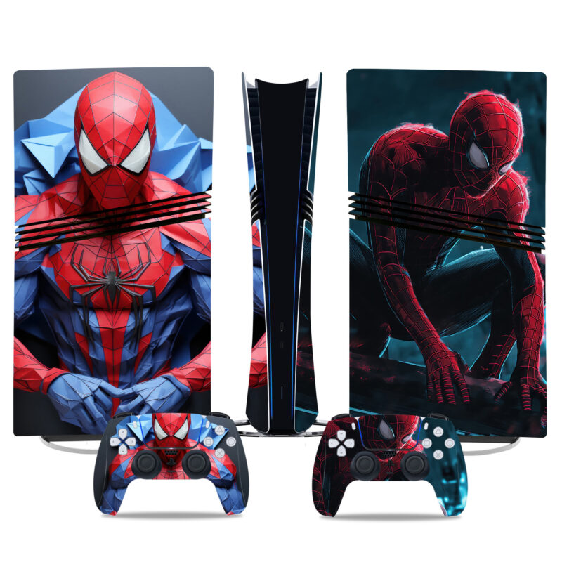 Spider-Man PS5 Skin Sticker – Premium Console And Controller Vinyl Wrap For Ultimate Gaming Style