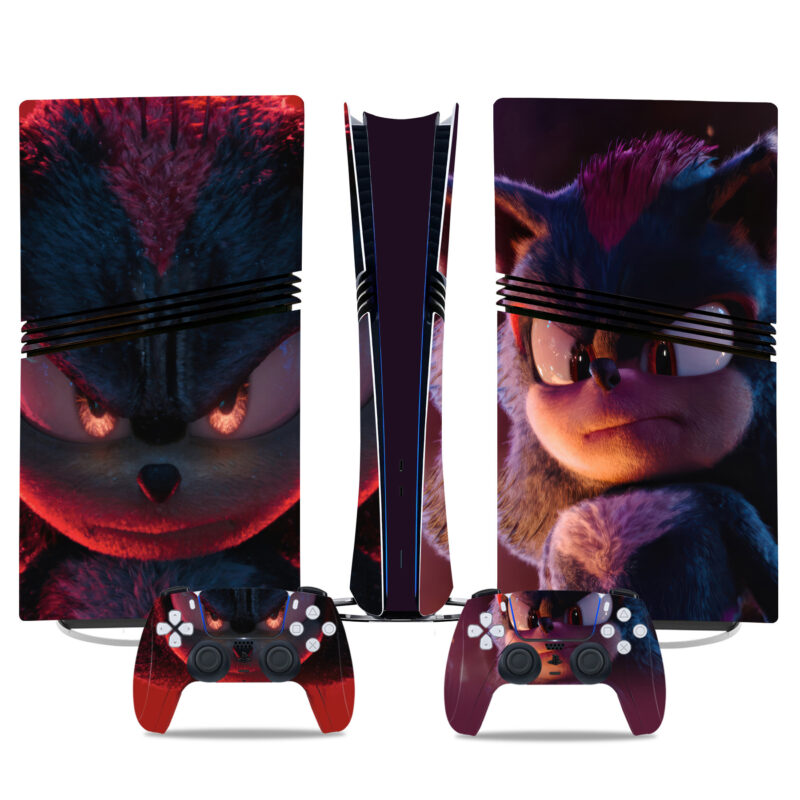 Sonic The Hedgehog 3 PS5 Pro Skin Sticker - Ultimate Gaming Style For Console And Controller