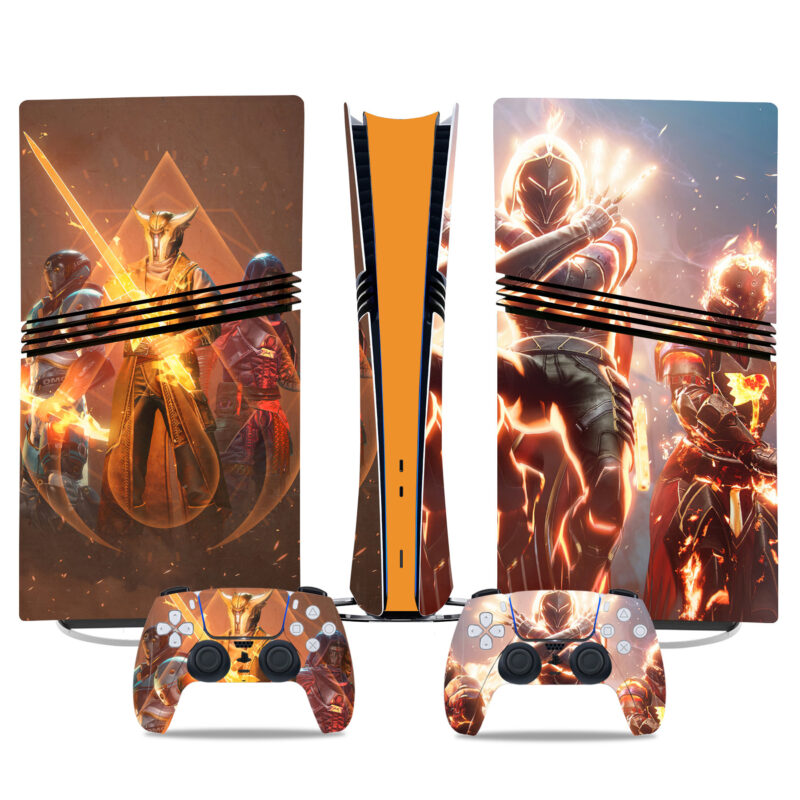 Destiny 2 PS5 Pro Skin Sticker – Legendary Console And Controller Wrap For Gamers