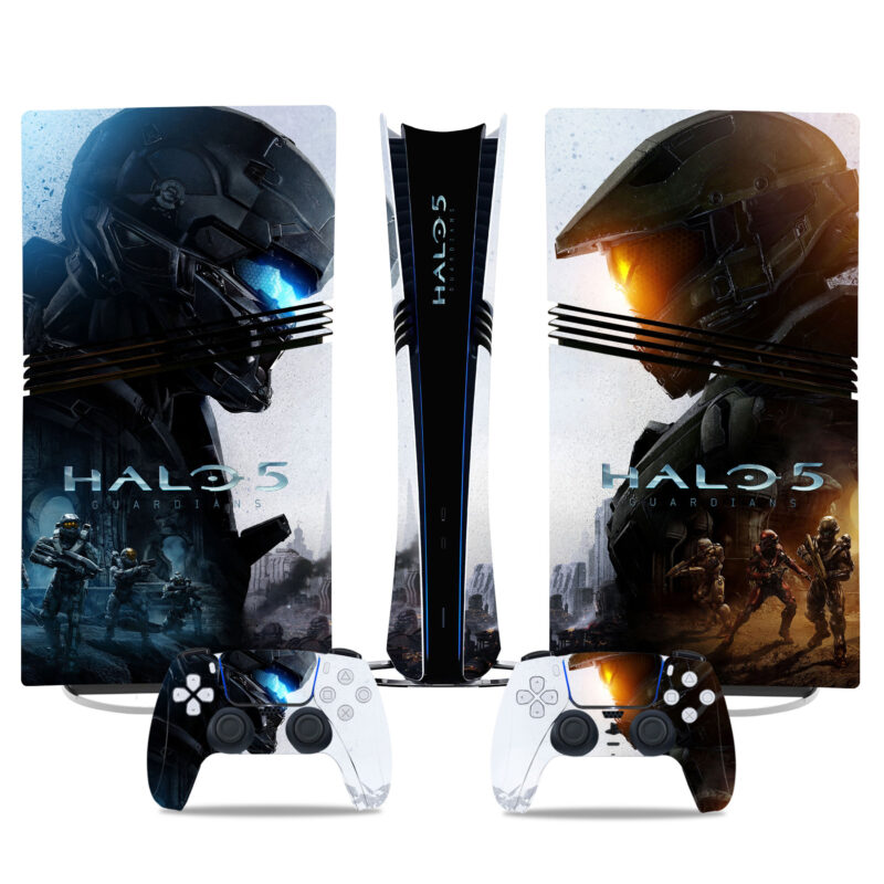 Halo 5: Guardians PS5 Pro Skin Sticker – Epic Console And Controller Wrap For Fans