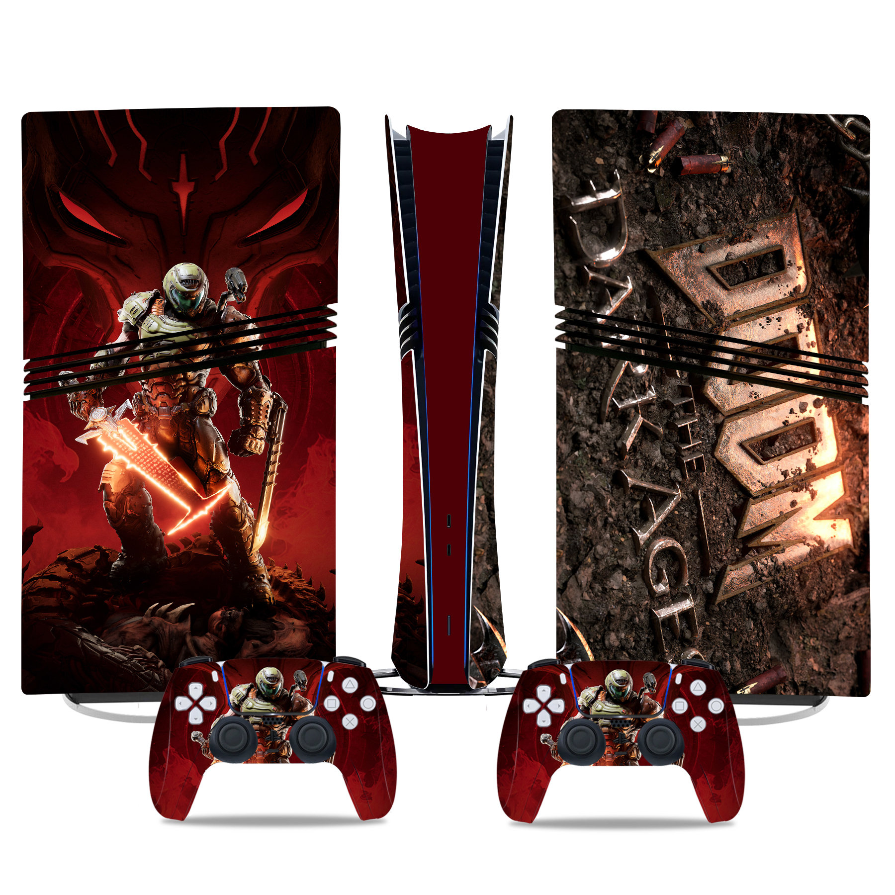 Doom: The Dark Ages PS5 Pro Skin Sticker – Premium Console And Controller Wrap For Gamers - Image 3