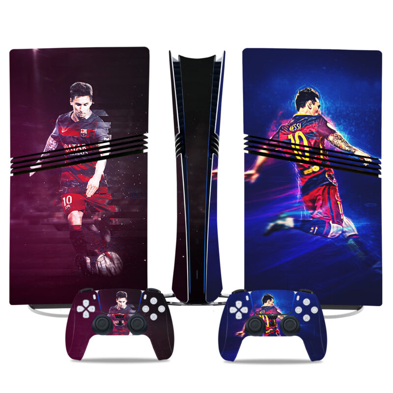 Lionel Messi PS5 Pro Skin Sticker – Legendary Design For Console And Controller