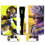 FragPunk PS5 Pro Skin Sticker - Bold Gaming Console And Controller Wrap For Ultimate Style