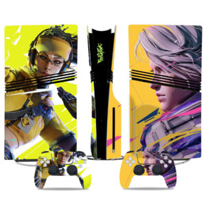 FragPunk PS5 Pro Skin Sticker - Bold Gaming Console And Controller Wrap For Ultimate Style