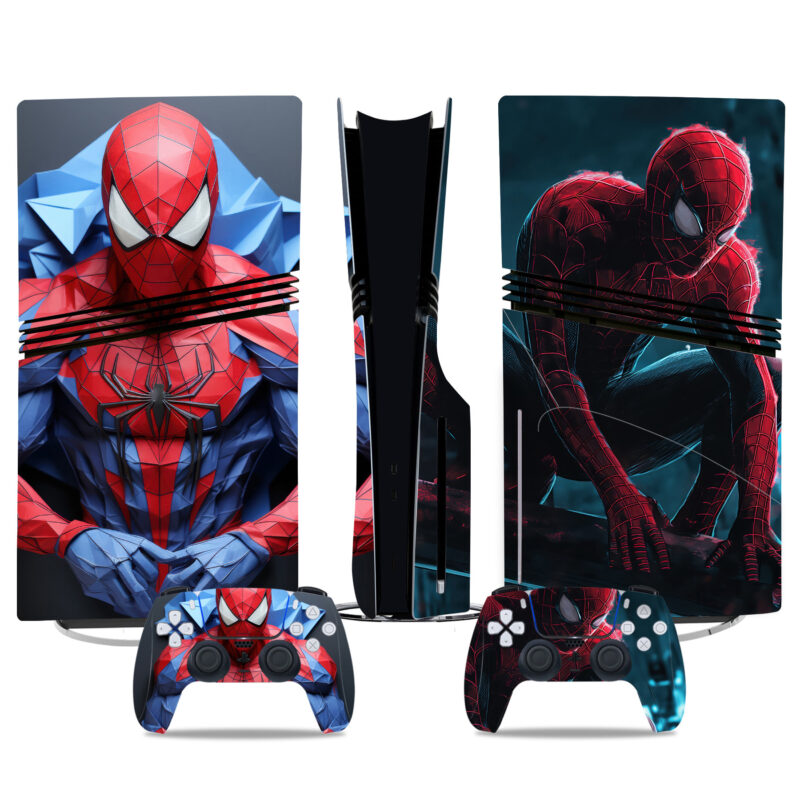 Spider-Man PS5 Skin Sticker – Premium Console And Controller Vinyl Wrap For Ultimate Gaming Style