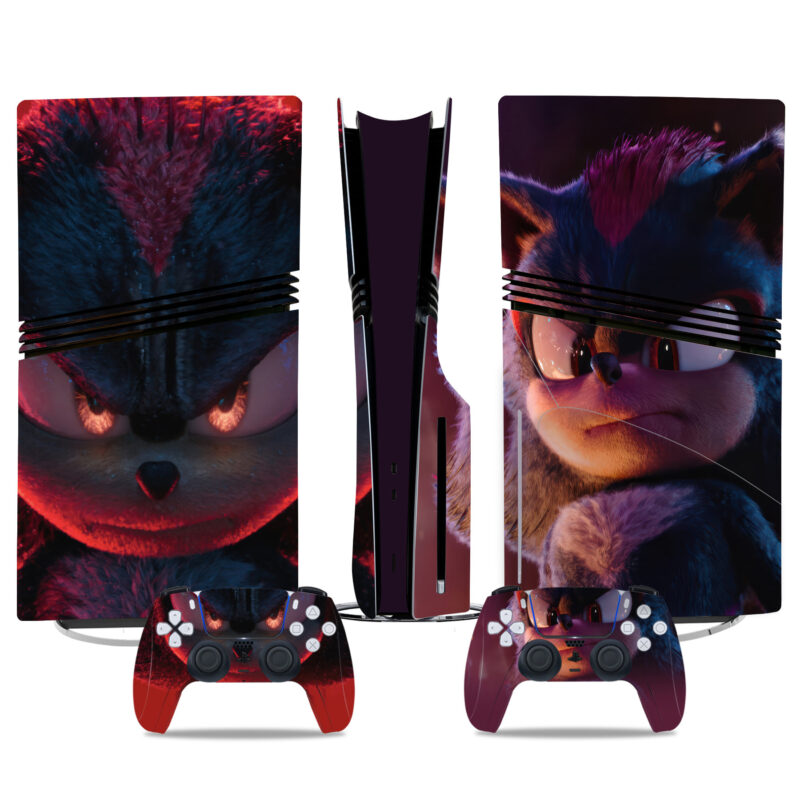 Sonic The Hedgehog 3 PS5 Pro Skin Sticker - Ultimate Gaming Style For Console And Controller