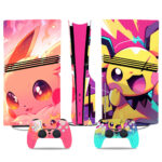 Pokemon Pikachu PS5 Pro Skin Sticker - Electrify Your Console And Controller Design