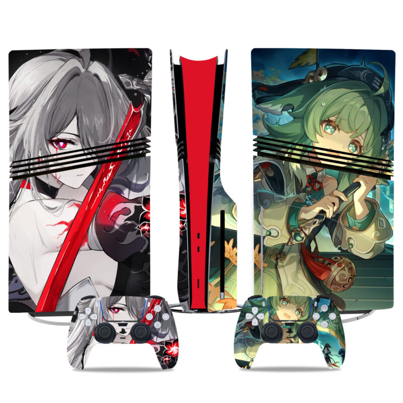 Honkai: Star Rail PS5 Pro Skin Sticker – Premium Anime Console And Controller Wrap