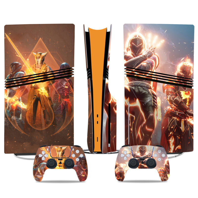 Destiny 2 PS5 Pro Skin Sticker – Legendary Console And Controller Wrap For Gamers