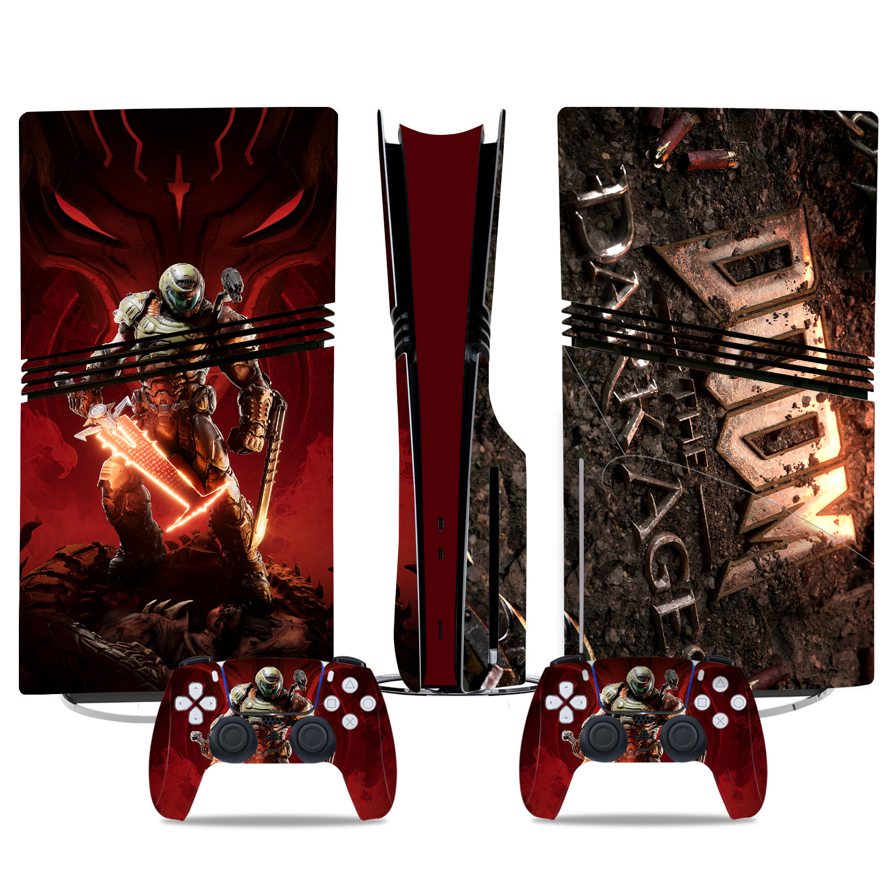 Doom: The Dark Ages PS5 Pro Skin Sticker – Premium Console And Controller Wrap For Gamers