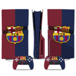 FC Barcelona PS5 Pro Skin Stickers – Premium Console And Controller Vinyl Wrap For Fans
