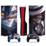 Demon Slayer: Kimetsu No Yaiba PS5 Pro Skin Stickers – Stylish Console And Controller Wraps