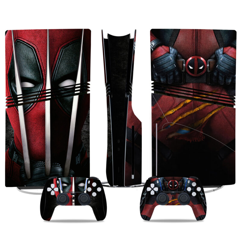 PS5 Pro Skin Sticker With Deadpool Design - Stylish Console And Controller Protective Decals