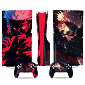 Satoru Gojo PS5 Skin Sticker Set - Premium Anime Console And Controller Wrap Design