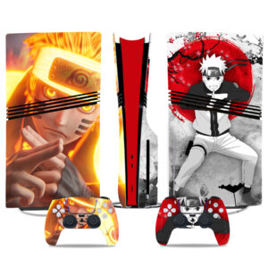 Naruto Uzumaki PS5 Pro Skin Sticker – Epic Anime Design For Console And Controller