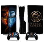 Mortal Kombat PS5 Pro Skin Sticker – Epic Custom Console And Controller Design