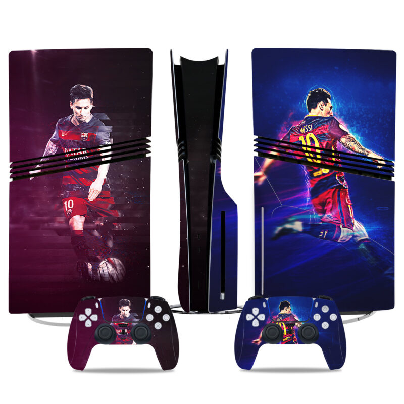 Lionel Messi PS5 Pro Skin Sticker – Legendary Design For Console And Controller